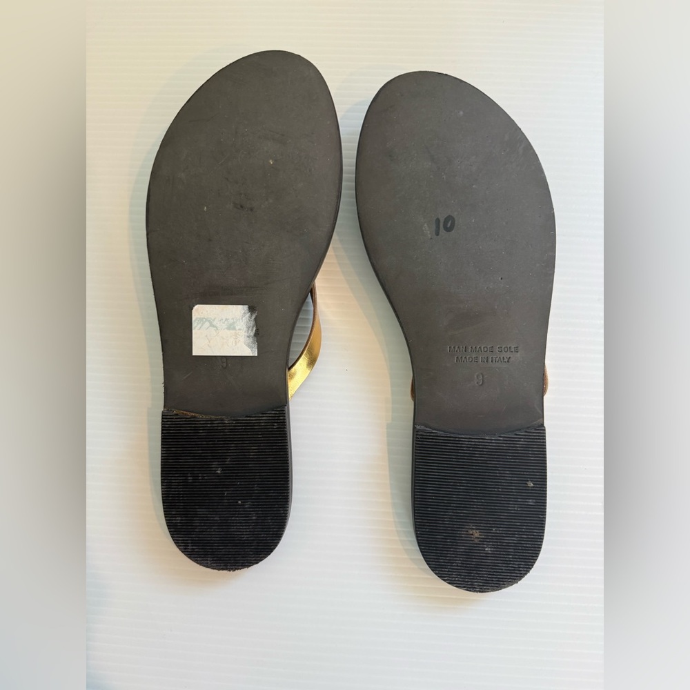 GARNET HILL Gold Sandals - Picture 8 of 10